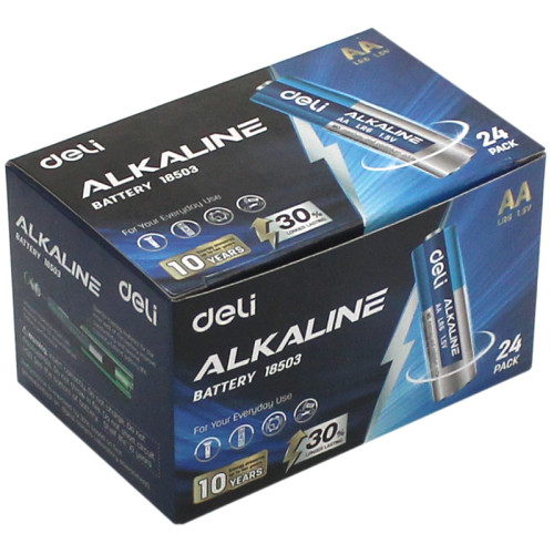 Батарейки DELI Alkaline, LR6, 1.5V, AA, 4 шт/упак
