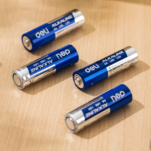 Батарейки DELI Alkaline, LR6, 1.5V, AA, 4 штуки в блистере Батарейки DELI Alkaline, LR6, 1.5V, AA, 4 штуки в блистере