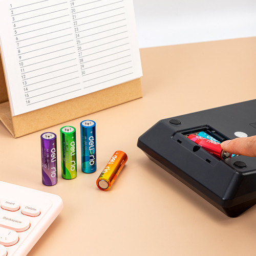 Батарейки DELI "RIO" Alkaline, LR6, 1.5V, AA, 4 шт/упак