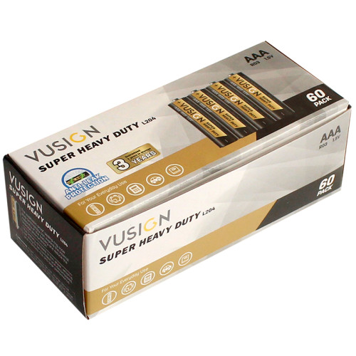 Батарейки DELI "VUSIGN" Super Heavy Duty, R03, 1.5V, AAA, 4 шт/упак