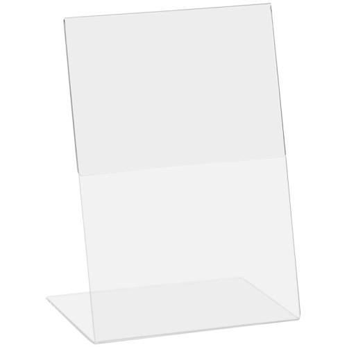 Бейдж настольный OfficeSpace, А5 210х148, односторонний вертикальный, прозрачный 
