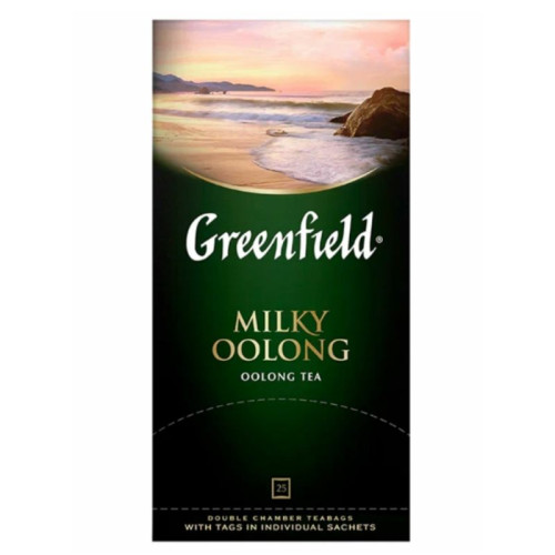 Чай Greenfield Milky Oolong улун с добавками, 25 пакетиков