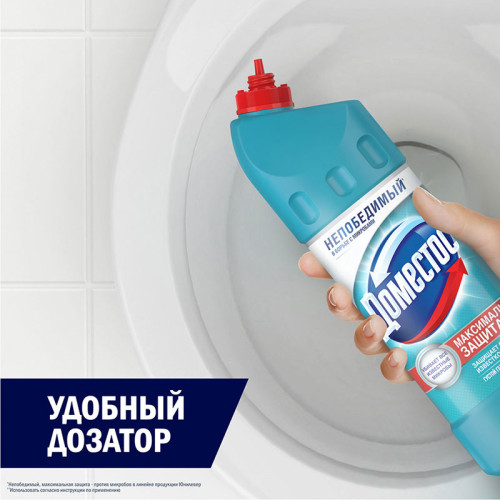 Чистящее средство универсальное Domestos "Свежесть Атлантики", гель, 1 литр Чистящее средство универсальное Domestos "Свежесть Атлантики", гель, 1 литр