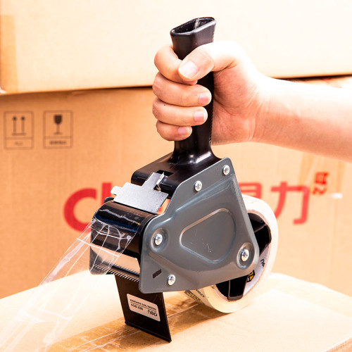 Диспенсер для упаковочной ленты DELI, металлический (ширина ленты до 50 мм)