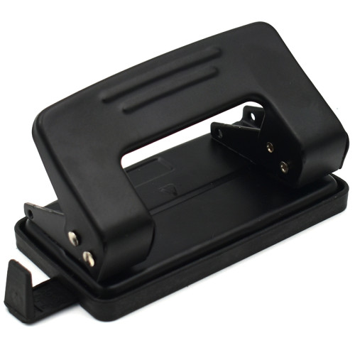 Дырокол BASY до 12 листов, металлический корпус, с линейкой