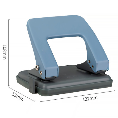 Дырокол DELI, до 20 листов, металлический корпус