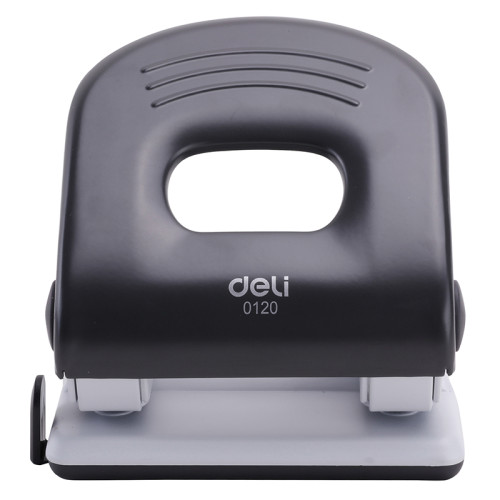 Дырокол DELI, до 40 листов, металлический корпус