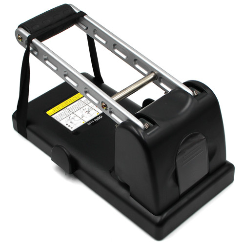 Дырокол DELI "HD100", до 100 листов, металлический корпус, ассорти