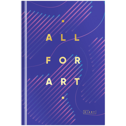 Ежедневник 7БЦ BG "Моноколор. All for art", А5, недатированный, 160  листов, матовая ламинация