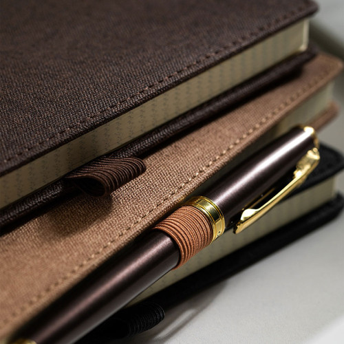 Ежедневник недатированный Deli А5, 96 страниц, 80 г/кв.м., серый 