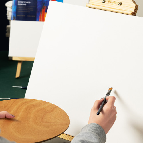 Холст на подрамнике DELI "Finenolo", 20х20 см, 280 г/м2, среднее зерно, хлопок