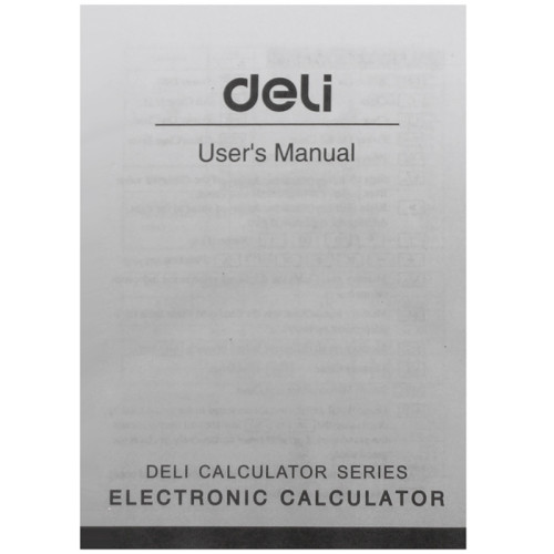 Калькулятор настольный DELI "1589" 12 разрядный, 166х104х15 мм, красный