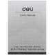Калькулятор настольный DELI "1589" 12 разрядный, 166х104х15 мм, красный