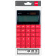 Калькулятор настольный DELI "1589" 12 разрядный, 166х104х15 мм, красный
