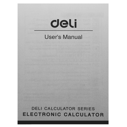 Калькулятор настольный DELI "1631" 12 разрядный, 193х148х32 мм, черный