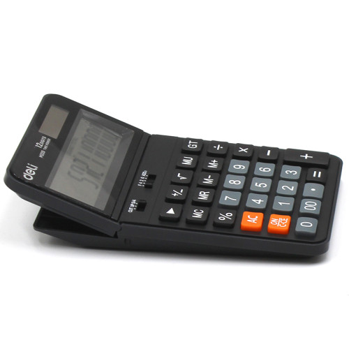 Калькулятор настольный DELI "M320" 12 разрядный, 178х111х22 мм, черный