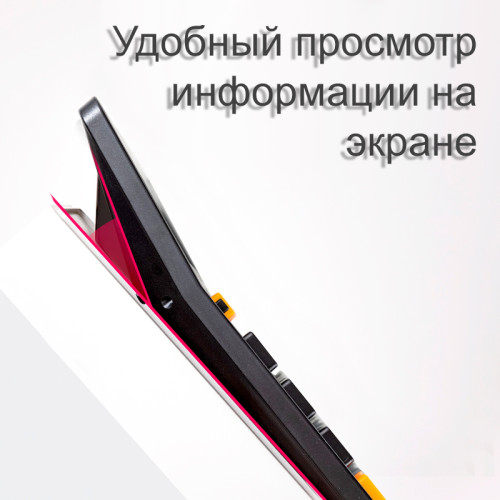 Калькулятор настольный DELI "М444" 12 разрядный, 204х155х35 мм, черный