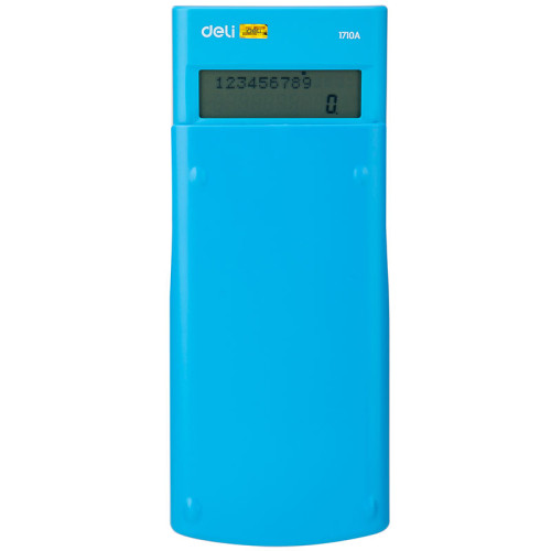 Калькулятор научный DELI "1710", 10+2 разряда, 240 функций, 165х88х23 мм, синий