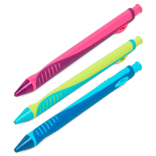 Карандаш механический DELI "Neon", 0,5 мм, трехгранный корпус, ассорти