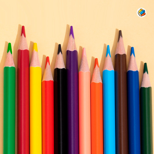 Карандаши цветные Deli "ColoRun", 12 цветов, дерево, картон