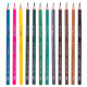 Карандаши цветные Deli "ColoRun", 24 цвета, дерево, картон
