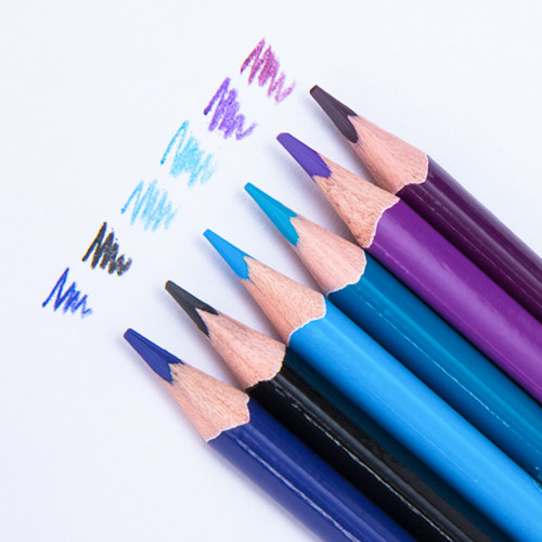 Карандаши цветные Deli "ColoRun", 24 цвета, дерево, картон