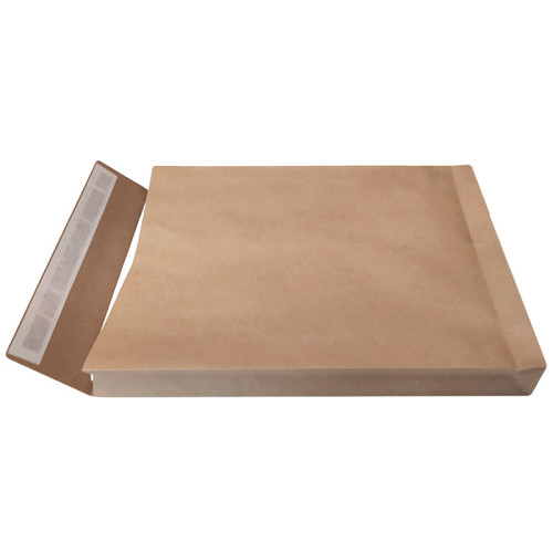 Конверт С3 UltraPac (300х400х40 мм) пакет 120 гр, с расширением, коричневый, удаляемая лента