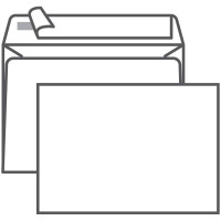 Конверт С6 Ряжская печатная фабрика (114х162 мм) белый, удаляемая лента