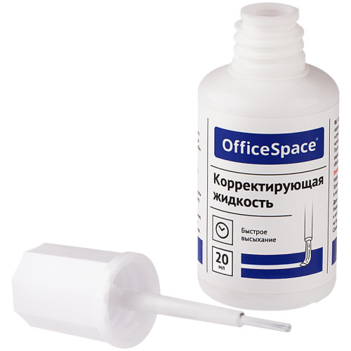 Корректирующая жидкость OfficeSpace на химической основе, 20 мл.