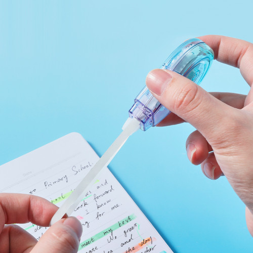 Корректирующий роллер DELI "Neonup", 5 мм х 7 м, ассорти