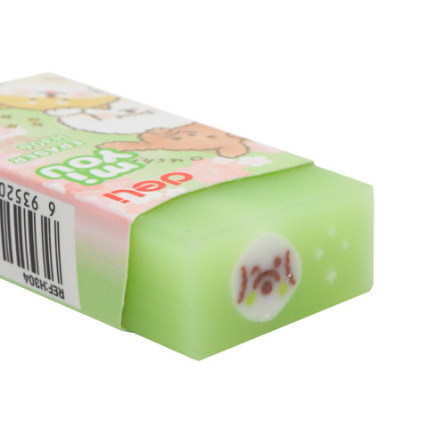 Ластик DELI "MiYou", прямоугольный, ассорти (60х24х12 мм)