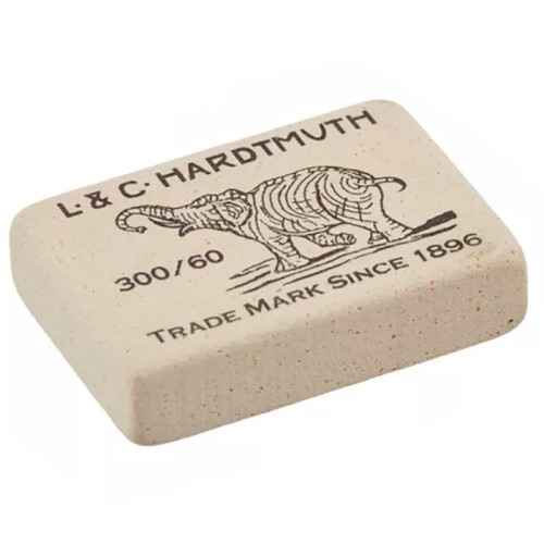 Ластик KOH-I-NOOR "Elephant 60", прямоугольный, белый (31х21х8 мм)