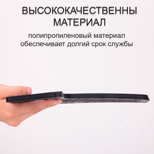 Лоток вертикальный DELI, 3 отделения, чёрный