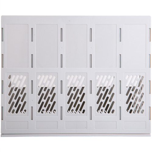 Лоток вертикальный DELI, 5 отделений, серый