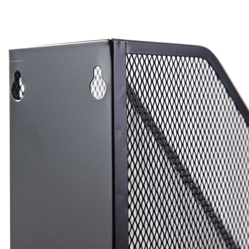 Лоток вертикальный DELI, металлический, черный