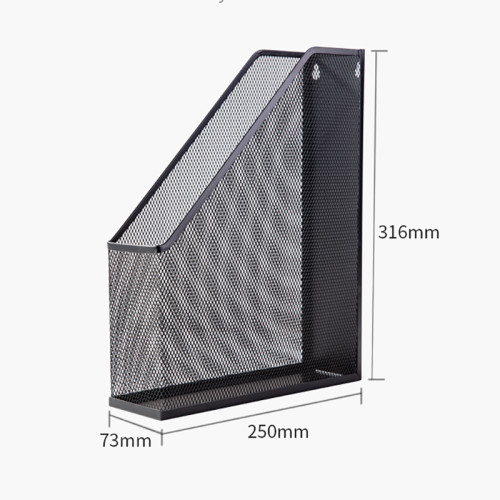 Лоток вертикальный DELI, металлический, черный