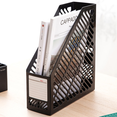 Лоток вертикальный DELI, пластик, черный