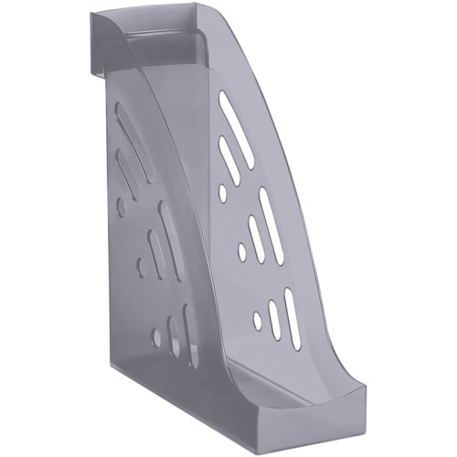 Лоток вертикальный СТАММ "Эксперт" тонированный, серый