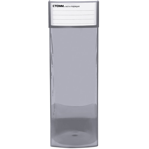 Лоток вертикальный СТАММ "Эксперт" тонированный, серый
