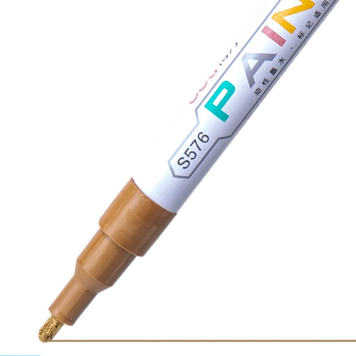 Маркер-краска DELI "Paint" S576, 1,5 мм, золото