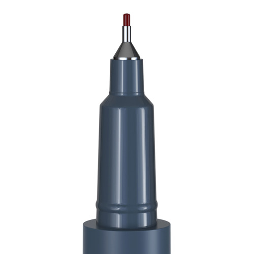 Маркер перманентный BERLINGO "Multiline PE55" двухсторонний, 0,5-1 мм, красный