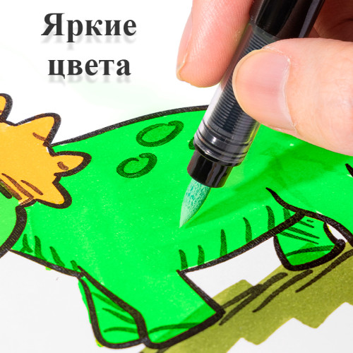 Набор акриловых маркеров Deli HM361, универсальные, 12 цветов Набор акриловых маркеров Deli HM361, универсальные, 12 цветов