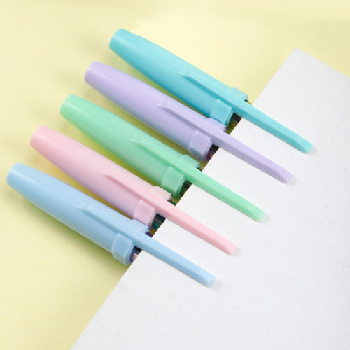 Набор шариковых ручек DELI "Macaron" Q6C-MT, 0,7 мм, 5 шт в блистере, синяя, ассорти