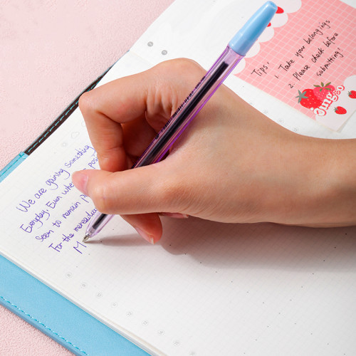 Набор шариковых ручек DELI "Macaron" Q6C-MT, 0,7 мм, 5 шт в блистере, синяя, ассорти