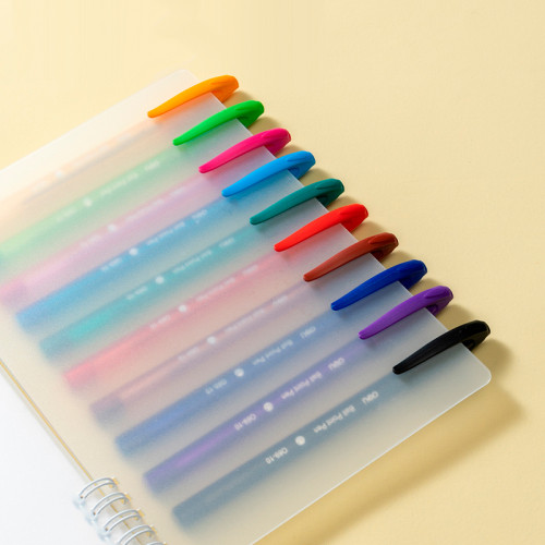 Набор шариковых ручек DELI "Q69" 10 штук, 10 цветов, 0,7 мм, европодвес