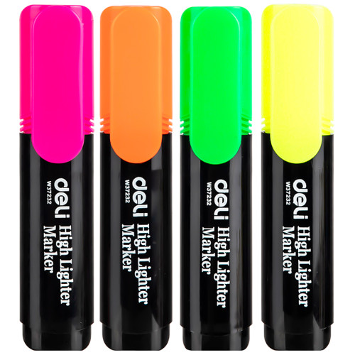 Набор текстовыделителей DELI "Delight" 1-5 мм, 4 цвета