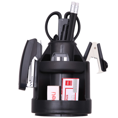 Настольный набор DELI "E38250A", 15 предметов, черный