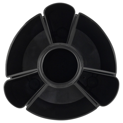 Настольный набор OfficeSpace "Минидеск", 11 предметов, вращающийся черный