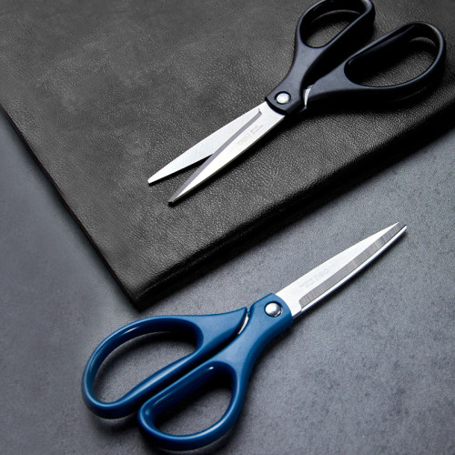 Ножницы DELI "EM709", 160 мм, нержавеющая сталь, пластиковые ручки, ассорти