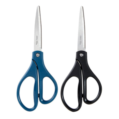 Ножницы DELI "EM710", 180 мм, нержавеющая сталь, пластиковые ручки, ассорти